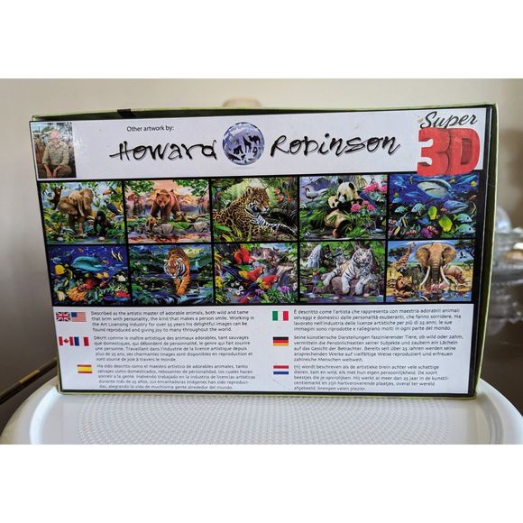 Hasbro Super 3D "Junior Jungle" Puzzle - 500 pcs. - Picture 2 of 12